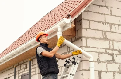 Pose et remplacement de gouttières à Chabottes